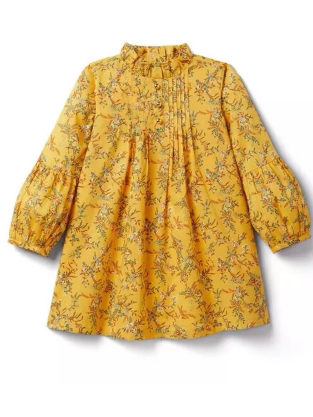 Janie and Jack Floral Balloon Sleeve Dress